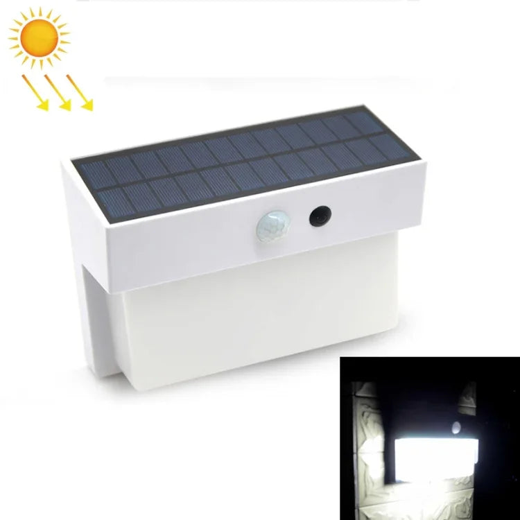 2,5W 50 LEDs Solar-Landschaftsbeleuchtung Außenhofleuchte Lichtsteuerung + Radarsensor-Wandlampe