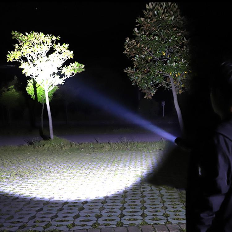 T02 Stift-Clip Mini-Taschenlampe T6 Teleskop-Zoom LED-Taschenlampe Outdoor Wasserdicht Weitschuss-Blend-Taschenlampe, T02 Stift-Clip