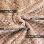 Verdickte einfarbige Mesh-Ananas-Flanelldecke Korallenfleece-Klimaanlagen-Sofabezug Winterwarme Laken Leicht waschbare Kunstfelldecken, 100x150cm, 120x200cm, 150x200cm, 180x200cm, 200x230cm, 70x100cm, 45x65cm
