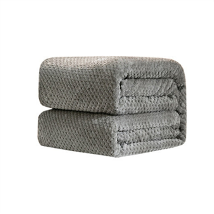 Verdickte einfarbige Mesh-Ananas-Flanelldecke Korallenfleece-Klimaanlagen-Sofabezug Winterwarme Laken Leicht waschbare Kunstfelldecken, 100x150cm, 120x200cm, 150x200cm, 180x200cm, 200x230cm, 70x100cm, 45x65cm