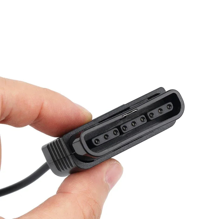 Kebidu USB Gamepad-Controller-Konverter ohne Treiber für Sony PS1 PS2 Adapterkabel für neueste PS3 PS2, für PS1 / PS2