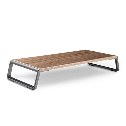Monitorständer mit Metallfüßen für iMac MacBook LCD-Display Drucker, Lapdesk Tisch-Organizer Robuste Plattform Platzsparend