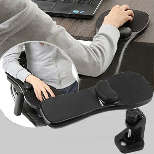 Drehbarer Mausablage-Ellbogenpolster-Handgelenkauflage-Stütze für Computer, Desktop-Laptops, Montage an Schreibtisch und Stuhl