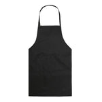 2er-Pack Küchenschürzen Kochschürzen Backschürzen mit Taschen, Schwarz, Rot, Rosenrot, Grün, Blau, Lila, Gelb, Kaffee, Orange