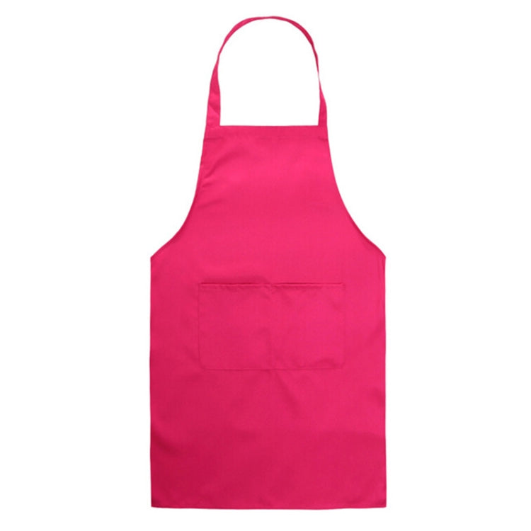 2er-Pack Küchenschürzen Kochschürzen Backschürzen mit Taschen, Schwarz, Rot, Rosenrot, Grün, Blau, Lila, Gelb, Kaffee, Orange