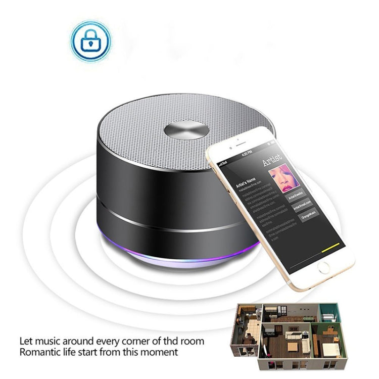 LENRUE Tragbarer Kabelloser Bluetooth-Stereo-LED-Lautsprecher mit eingebautem Mikrofon MP3 MINI Subwoofer Smart Column Lautsprecher, TBD049445801A, TBD049445801B, TBD049445801C, TBD049445801D