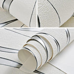 Simple 3D Water Ripple Non-woven Wallpaper Home Decoration Wall Paper
