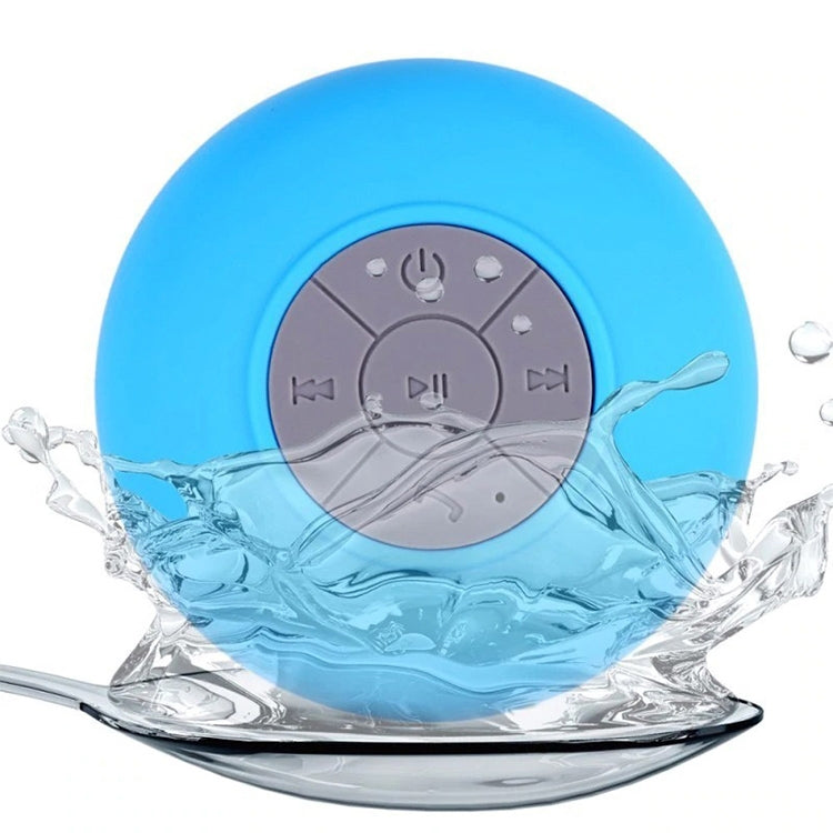 Mini Tragbarer Subwoofer Dusch Wireless Wasserdichter Bluetooth-Lautsprecher Freisprechanruf Musik Saugnapf Mikrofon für iPhone Samsung