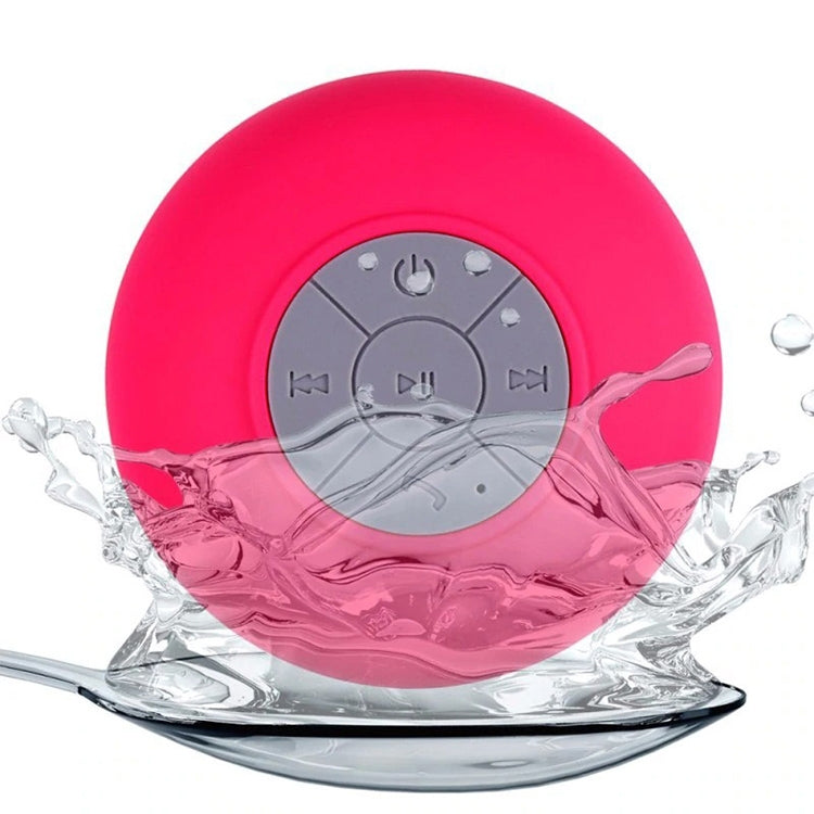 Mini Tragbarer Subwoofer Dusch Wireless Wasserdichter Bluetooth-Lautsprecher Freisprechanruf Musik Saugnapf Mikrofon für iPhone Samsung