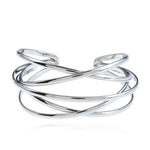 Armreife für Damen Mädchen Modische Armreif Armbänder, Gold, Silber, Gun Black, Rosarot, Bunt