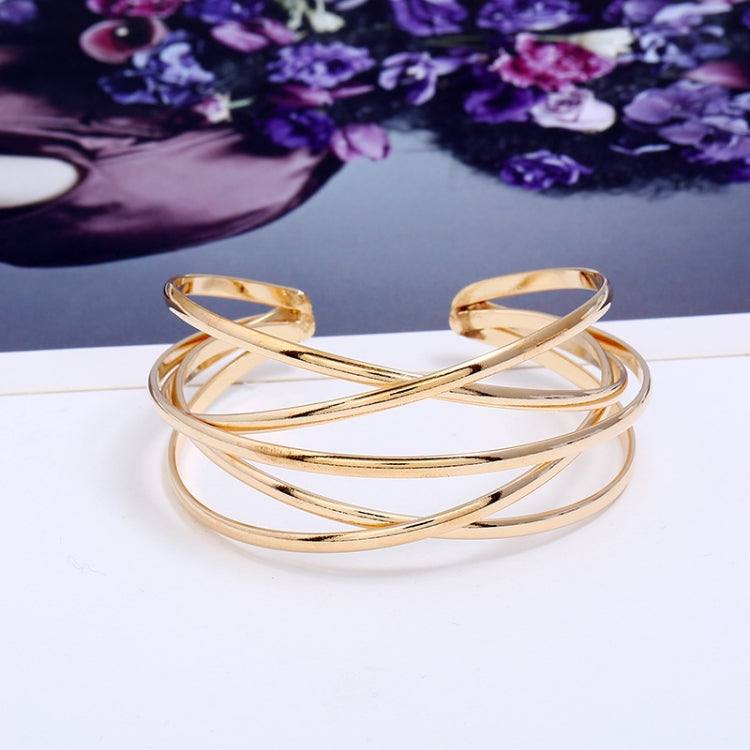 Armreife für Damen Mädchen Modische Armreif Armbänder, Gold, Silber, Gun Black, Rosarot, Bunt