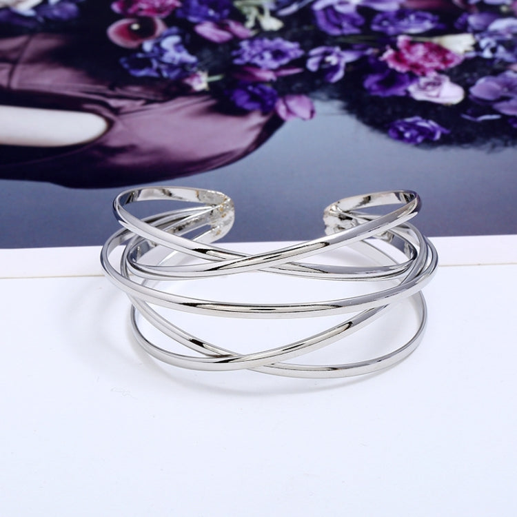 Armreife für Damen Mädchen Modische Armreif Armbänder, Gold, Silber, Gun Black, Rosarot, Bunt