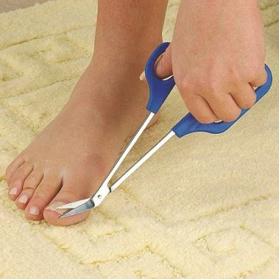 Langstielige Fußnagelschere mit einfachem Griff