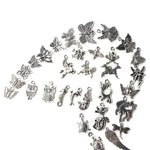 100 Stück gemischte Anhänger für Armbänder in Antiksilber-Optik im europäischen Stil, Modeschmuck, DIY-Charms, handgefertigt