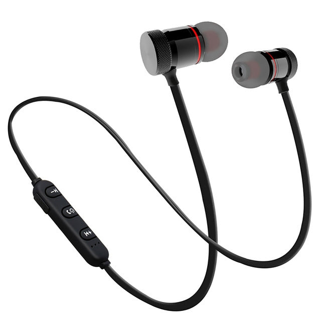 MoreBlue S07 Kabellose Bluetooth Ohrhörer Metall Magnetische Stereo Bass Kopfhörer Kabelloses Sport Headset Ohrhörer mit Mikrofon