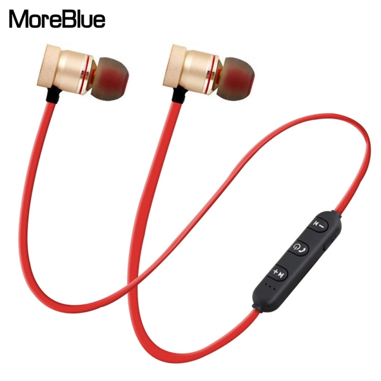 MoreBlue S07 Kabellose Bluetooth Ohrhörer Metall Magnetische Stereo Bass Kopfhörer Kabelloses Sport Headset Ohrhörer mit Mikrofon