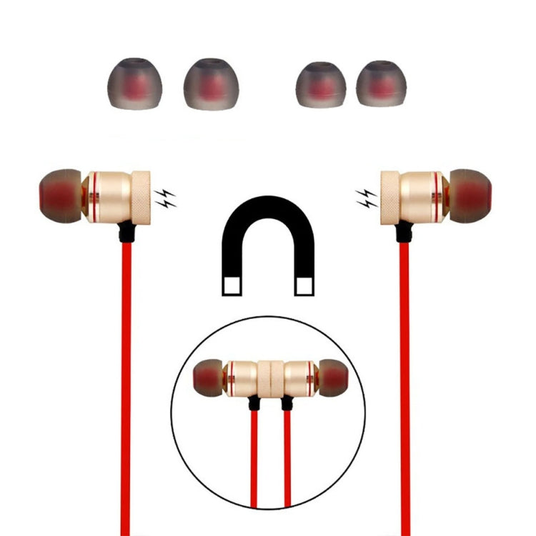 MoreBlue S07 Kabellose Bluetooth Ohrhörer Metall Magnetische Stereo Bass Kopfhörer Kabelloses Sport Headset Ohrhörer mit Mikrofon