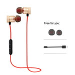 MoreBlue S07 Kabellose Bluetooth Ohrhörer Metall Magnetische Stereo Bass Kopfhörer Kabelloses Sport Headset Ohrhörer mit Mikrofon