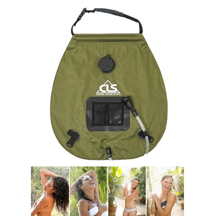 Outdoor-Badebeutel, selbstfahrender Camping-Solar-Warmwasserbeutel, 20L Wasseraufbewahrungsbeutel