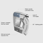 MKODO Multi-Shock Rasierer Hand-in-One Rasierer