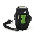 Multifunktionale Handkurbel Solar-LED-Taschenlampe Vollband FM Radio Schreibtischlampe Alarm, US-Version NOAA