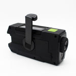 Multifunktionale Handkurbel Solar-LED-Taschenlampe Vollband FM Radio Schreibtischlampe Alarm, US-Version NOAA