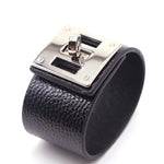 Punk Breite Lederarmbänder Armreifen für Damen Manschettenarmband, 1, 2, 5, 6