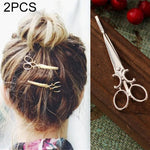 2 Stück einfache Haarspangen, personalisierte Haarspangen, Retro-Wortordner-Haarschmuck