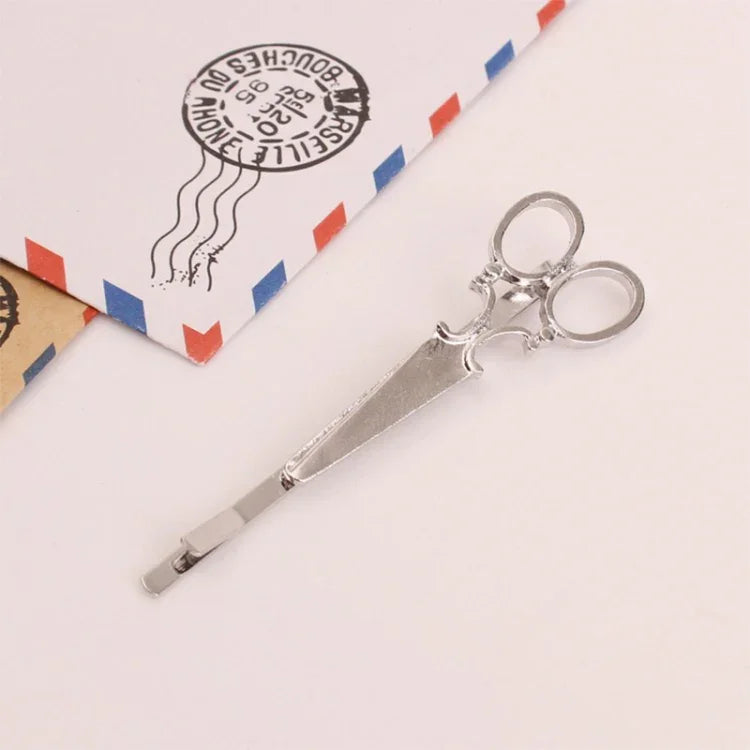 2 Stück einfache Haarspangen, personalisierte Haarspangen, Retro-Wortordner-Haarschmuck