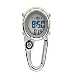 Bergsteigeruhr Multifunktionale Edelstahlhaken-Uhr, Edelstahlhaken-Uhr (Orange), Edelstahlhaken-Uhr (Blau), Edelstahlhaken-Uhr (Gelb), Edelstahlhaken-Uhr (Rot)