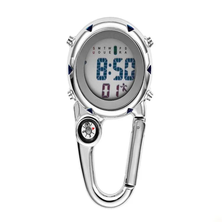 Bergsteigeruhr Multifunktionale Edelstahlhaken-Uhr, Edelstahlhaken-Uhr (Orange), Edelstahlhaken-Uhr (Blau), Edelstahlhaken-Uhr (Gelb), Edelstahlhaken-Uhr (Rot)