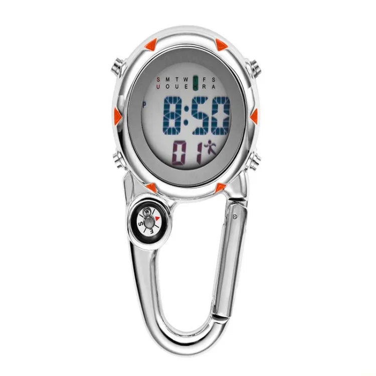 Bergsteigeruhr Multifunktionale Edelstahlhaken-Uhr, Edelstahlhaken-Uhr (Orange), Edelstahlhaken-Uhr (Blau), Edelstahlhaken-Uhr (Gelb), Edelstahlhaken-Uhr (Rot)