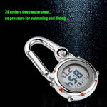 Bergsteigeruhr Multifunktionale Edelstahlhaken-Uhr, Edelstahlhaken-Uhr (Orange), Edelstahlhaken-Uhr (Blau), Edelstahlhaken-Uhr (Gelb), Edelstahlhaken-Uhr (Rot)