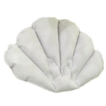 Muschelförmiges weiches Badewannenkissen, bequem für Zuhause und Spa, aufblasbares Badewannenkissen, Zufallslieferung der Farbe, aufblasbares Badewannenkissen für Spa