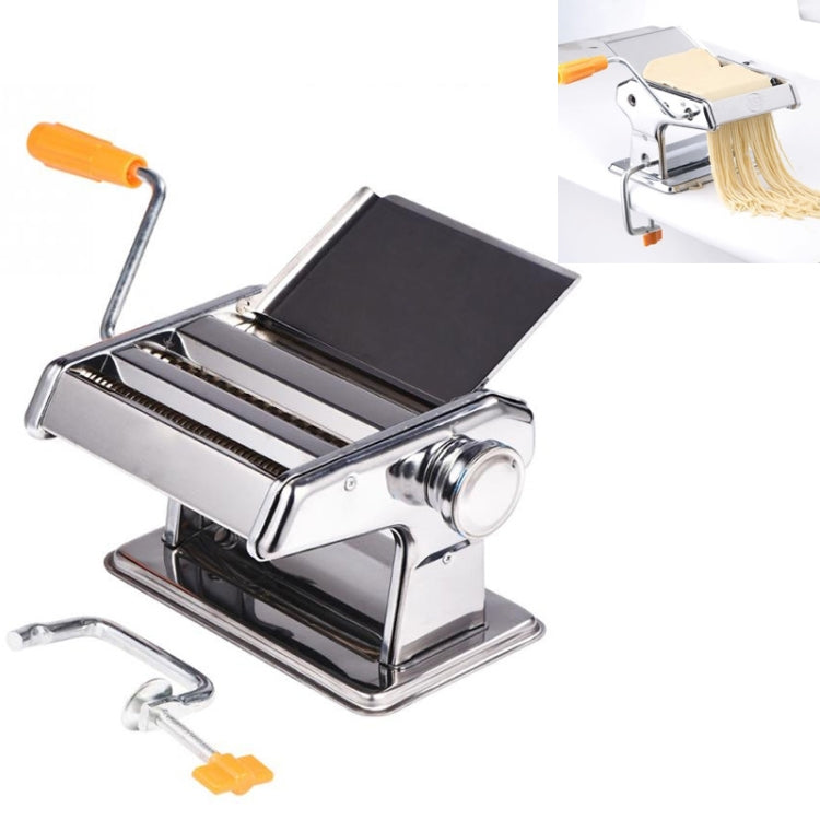 Haushalts Edelstahl Pasta-Maschine Manuelle Nudelmaschine Spaghetti Hand-Schneider, Nudelmaschine