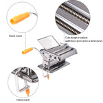 Haushalts Edelstahl Pasta-Maschine Manuelle Nudelmaschine Spaghetti Hand-Schneider, Nudelmaschine