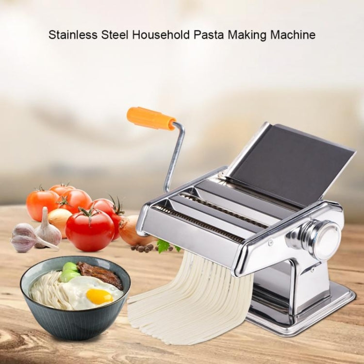 Haushalts Edelstahl Pasta-Maschine Manuelle Nudelmaschine Spaghetti Hand-Schneider, Nudelmaschine