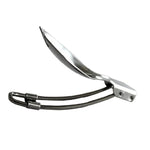 2 STK. Outdoor Camping Wandern Edelstahl Metall Gabel Löffel Essbesteck Grill Picknick Klappspork