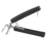 Home Camping Wandern Verbrühschutz Anti-Verbrühung Topf Schüssel Pfanne Schüssel Greifer Kochgeschirr Kochen Picknick Armhalter Tragegriff Clip Klemme, Schüsselheber, Schwarz