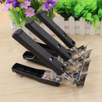 Home Camping Wandern Verbrühschutz Anti-Verbrühung Topf Schüssel Pfanne Schüssel Greifer Kochgeschirr Kochen Picknick Armhalter Tragegriff Clip Klemme, Schüsselheber, Schwarz