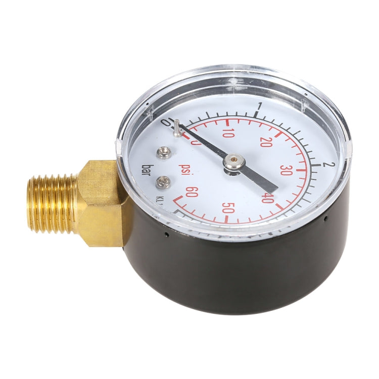Stoßfestes Edelstahl-Schwimmbadfilter-Hydraulikmanometer, Manometer