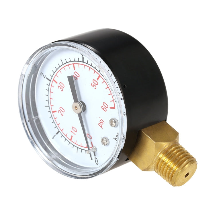 Stoßfestes Edelstahl-Schwimmbadfilter-Hydraulikmanometer, Manometer