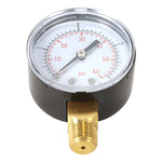 Stoßfestes Edelstahl-Schwimmbadfilter-Hydraulikmanometer, Manometer
