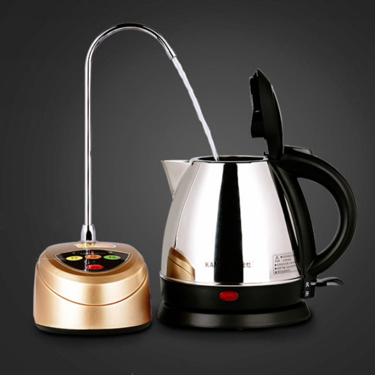 KAMJOVE P-01 Automatischer Wasserdispenser mit Fass, elektrischer Wassersauger, CN-Stecker, P-01 (Gold)