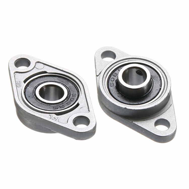 2 Stück Diamant-Lagergehäuse Zinklegierung Miniatur Lagergehäuse 3D-Drucker Zubehör Universal, KFL08 (Innendurchmesser 8), KFL000 (Innendurchmesser 10), KFL001 (Innendurchmesser 12)