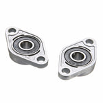 2 Stück Diamant-Lagergehäuse Zinklegierung Miniatur Lagergehäuse 3D-Drucker Zubehör Universal, KFL08 (Innendurchmesser 8), KFL000 (Innendurchmesser 10), KFL001 (Innendurchmesser 12)