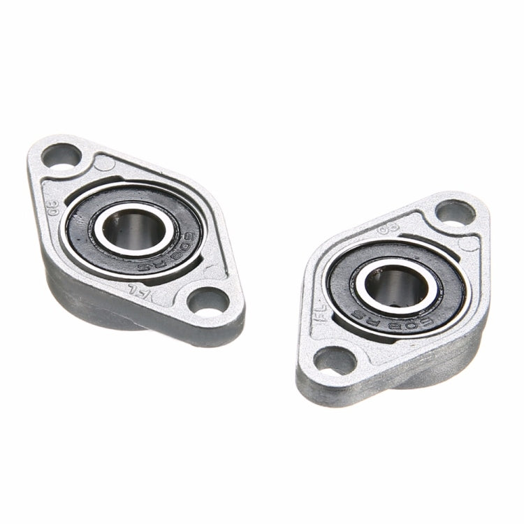 2 Stück Diamant-Lagergehäuse Zinklegierung Miniatur Lagergehäuse 3D-Drucker Zubehör Universal, KFL08 (Innendurchmesser 8), KFL000 (Innendurchmesser 10), KFL001 (Innendurchmesser 12)