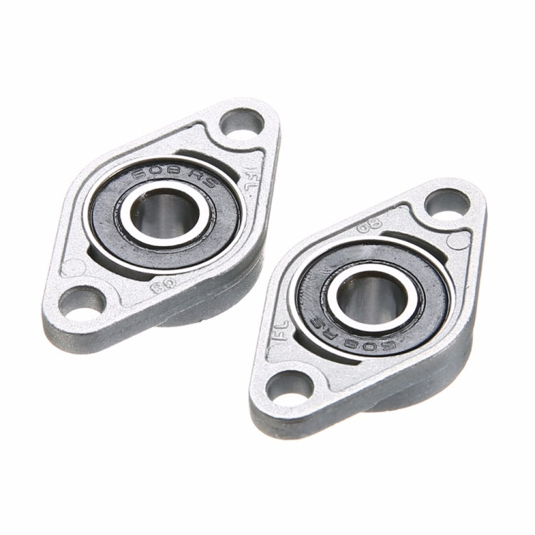 2 Stück Diamant-Lagergehäuse Zinklegierung Miniatur Lagergehäuse 3D-Drucker Zubehör Universal, KFL08 (Innendurchmesser 8), KFL000 (Innendurchmesser 10), KFL001 (Innendurchmesser 12)