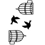 10 Stück klassische schwarze wasserfeste temporäre Tattoo-Aufkleber
