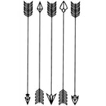 10 Stück klassische schwarze wasserfeste temporäre Tattoo-Aufkleber